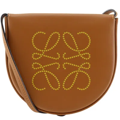 Pre-owned Loewe Brown Leather Pochette Pouch Shoulder Bag ()