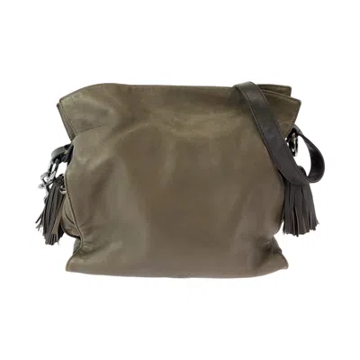 Pre-owned Loewe Brown Leather Pochette Shoulder Bag ()