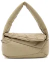 Loewe Brown Leather Puffer Puzzle Shoulder Bag (authentic Pre-loved) In Neutral