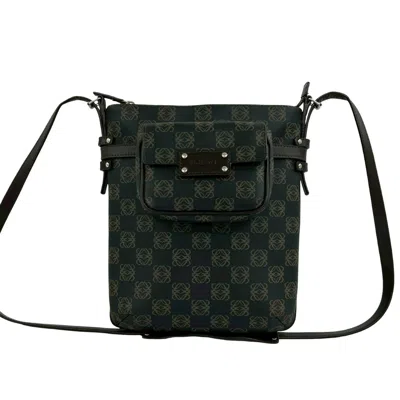 Pre-owned Loewe Brown Leather Pvc Pochette Shoulder Bag ()