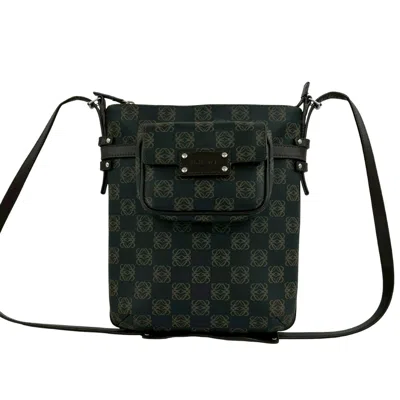 Pre-owned Loewe Brown Leather Pvc Pochette Shoulder Bag ()