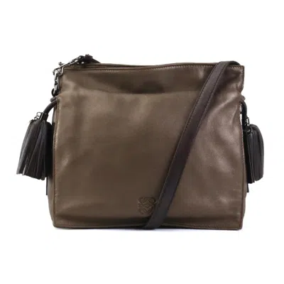 Pre-owned Loewe Brown Leather Shoulder Bag ()