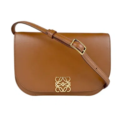 Pre-owned Loewe Brown Leather Shoulder Bag ()