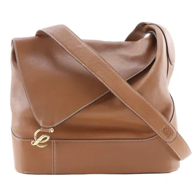 Pre-owned Loewe Brown Leather Shoulder Bag ()
