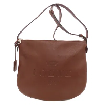 Pre-owned Loewe Brown Leather Shoulder Bag ()