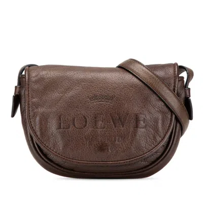 Pre-owned Loewe Brown Leather Shoulder Bag ()