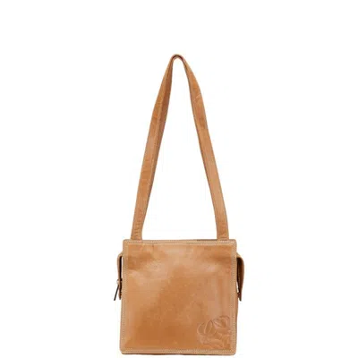 Pre-owned Loewe Brown Leather Shoulder Bag ()