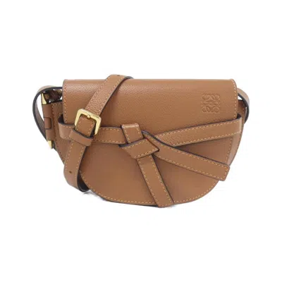 Pre-owned Loewe Brown Leather Shoulder Bag ()