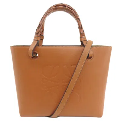 Pre-owned Loewe Brown Leather Tote Bag ()