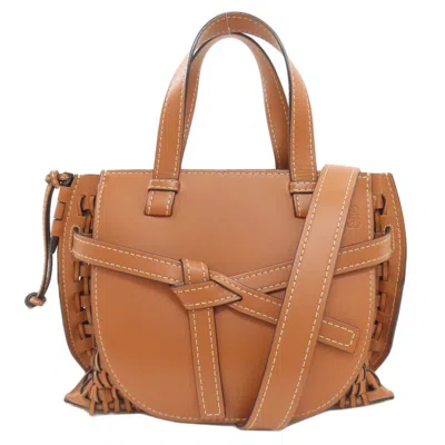 Pre-owned Loewe Brown Leather Tote Bag ()