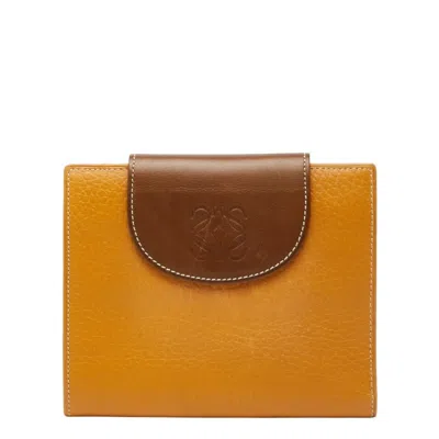 Pre-owned Loewe Brown Leather Wallet (bi-fold) ()