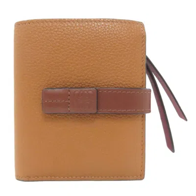 Pre-owned Loewe Brown Leather Wallet (bi-fold) ()