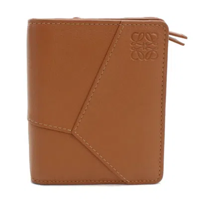 Pre-owned Loewe Brown Leather Wallet (bi-fold) ()