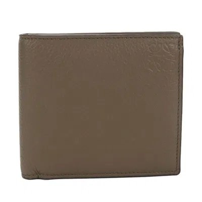 Pre-owned Loewe Brown Leather Wallet (bi-fold) ()