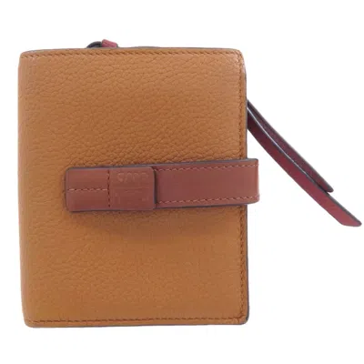 Pre-owned Loewe Brown Leather Wallet (bi-fold) ()