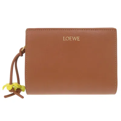 Pre-owned Loewe Brown Leather Wallet (bi-fold) ()