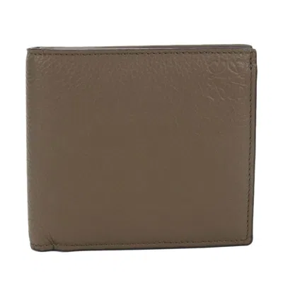 Pre-owned Loewe Brown Leather Wallet (bi-fold) ()