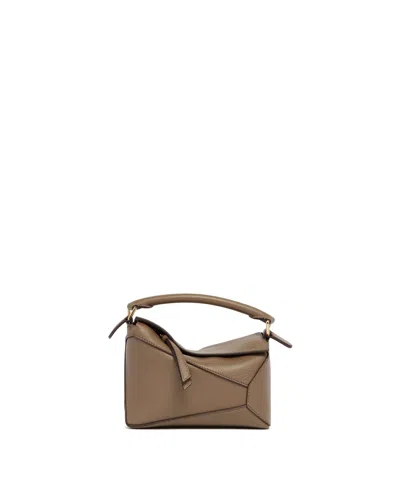 Loewe Brown Mini Puzzle Leather Bag