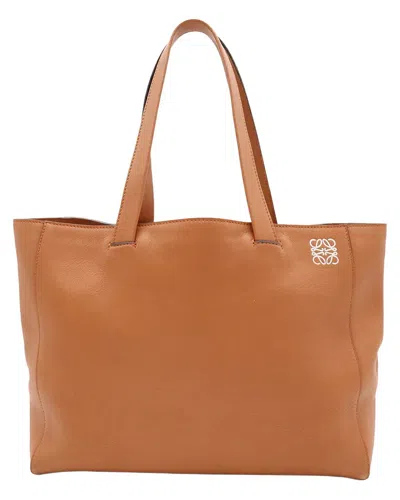 Pre-owned Loewe Brown Others East West Shopper Tote (authentic Pre-loved)