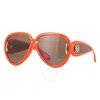 Loewe Brown Oversized Ladies Sunglasses Lw40132i 42e 65
