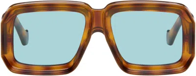 Loewe Brown Paula's Ibiza Dive In Mask Sunglasses