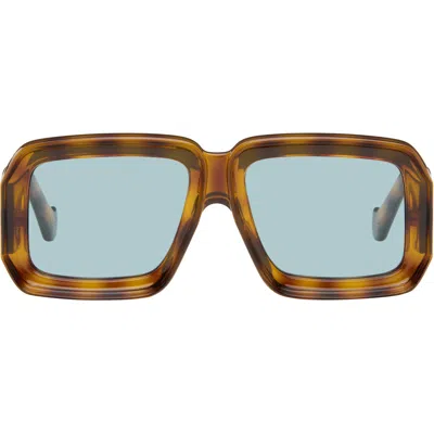 Loewe Brown Paula's Ibiza 'dive In Mask' Sunglasses