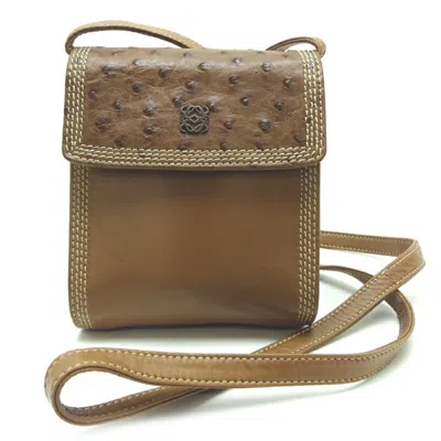 Pre-owned Loewe Brown Pouch Shoulder Bag ()