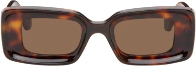 Loewe Brown Rectangular Sunglasses
