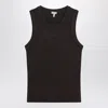 Loewe Brown Ribbed Viscoseblend Tank Top In Brown