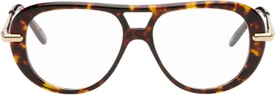 Loewe Brown Slim Glasses In Pink