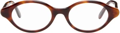 Loewe Brown Slim Glasses In Purple