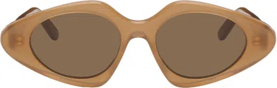Loewe Brown Slim Sunglasses In Neutral