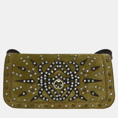 Pre-owned Loewe Brown Suede Shoulder Bag