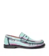 Loewe Mocassini Campo In Pelle Multicolor Donna In Green