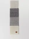 Loewe Brushed Wool And Alpaca Scarf In Neutral