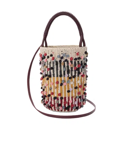 Loewe Bucket Bag With Handle In Red