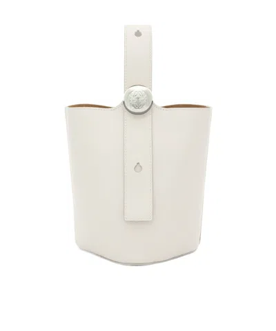 LOEWE MINI PEBBLE BUCKET BAG IN SOFT GRAINED CALFSKIN