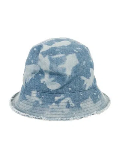 Pre-owned Loewe Bucket Hat In Blue