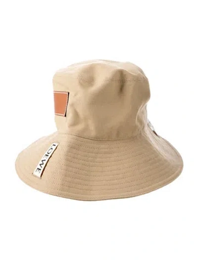 Pre-owned Loewe Bucket Hat In Neutrals