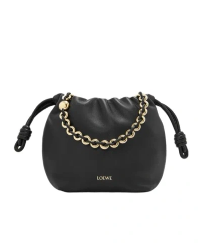 Loewe Bucket Shoulder Bag In Black