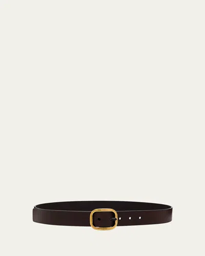LOEWE BUCKLE CALF LEATHER BELT