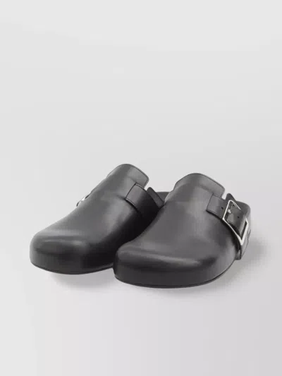 LOEWE BUCKLE DETAIL MULE FLAT SOLE
