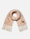 Loewe Bunny Scarf In Beige