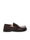 Loewe Campo Collapsible-heel Croc-effect Leather Loafers