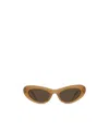 Loewe Butterfly Frame Sunglasses In Brown