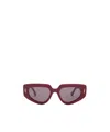 Loewe Small Acetate Butterfly Screen Sunglasses In Gray