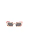 Loewe Butterfly Frame Sunglasses In Gray