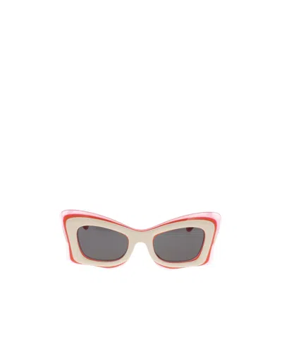 Loewe Butterfly Frame Sunglasses In Multi