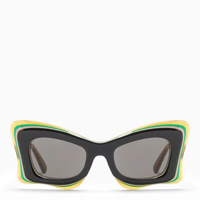 Loewe Butterfly Multicolor/black Acetate Sunglasses