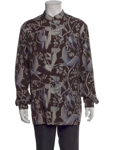 Pre-owned Loewe Button Down Shirt In Black